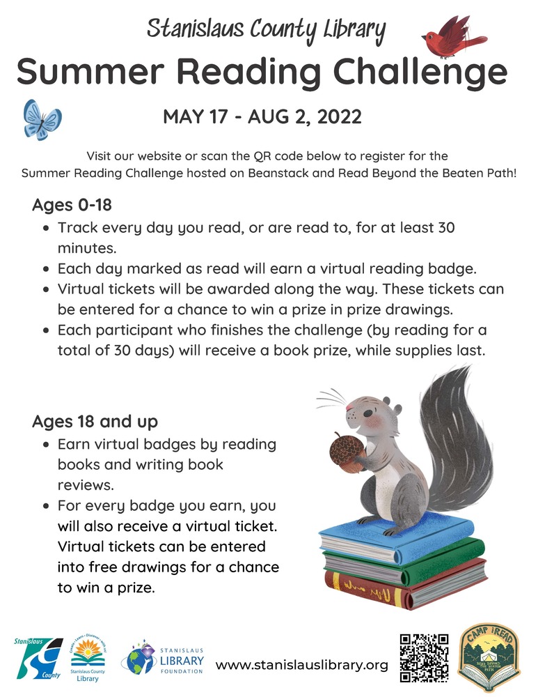 Image of Summer Reading Challenge Flyer