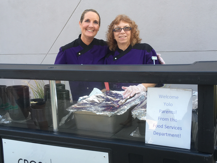 Yolo cafeteria staff- Laura and Pam