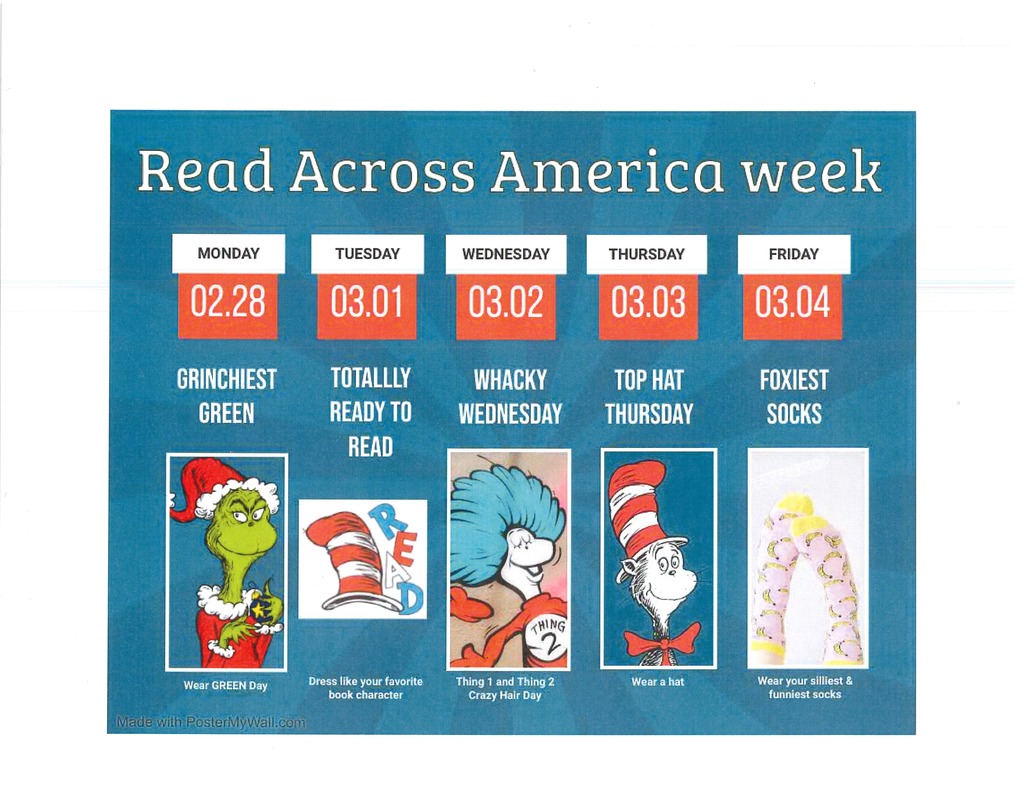 Image of Read Across America Dress Up Days