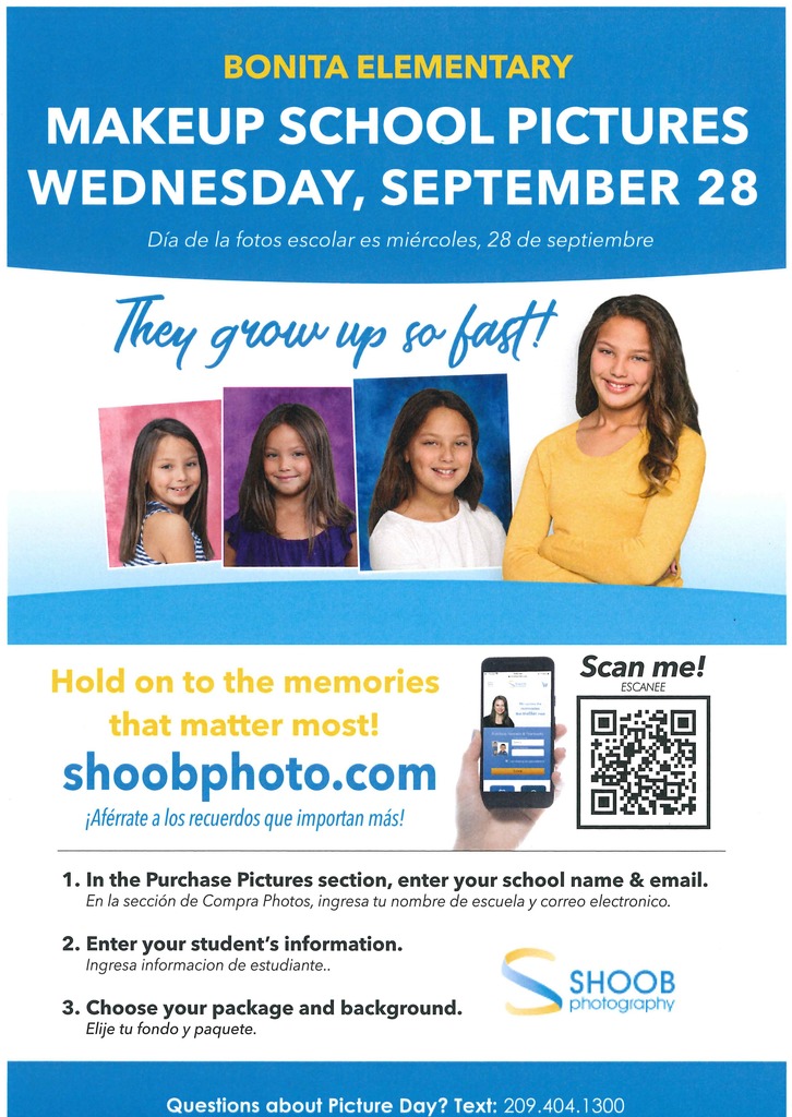 Image of Picture Retakes Flyer