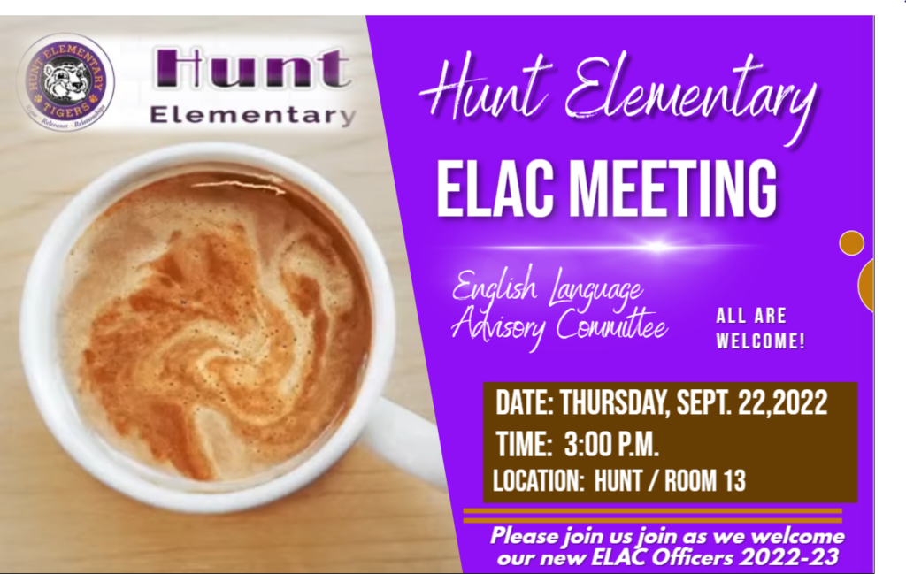 ELAC Meeting