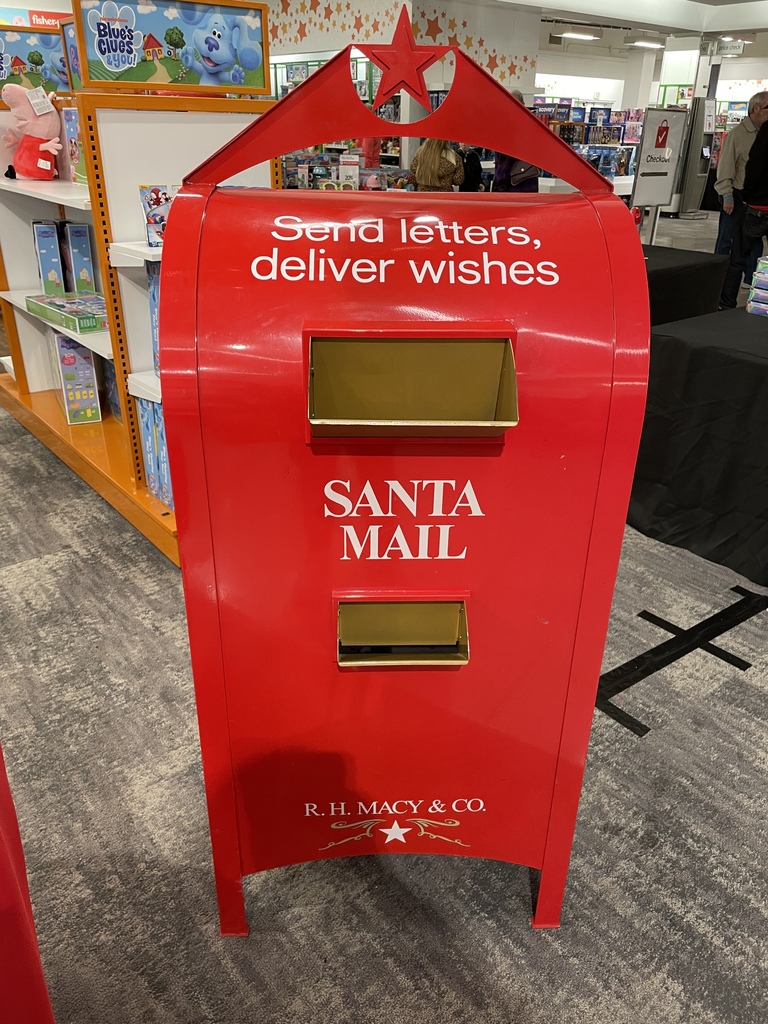 Santa's Mailbox at Macy's