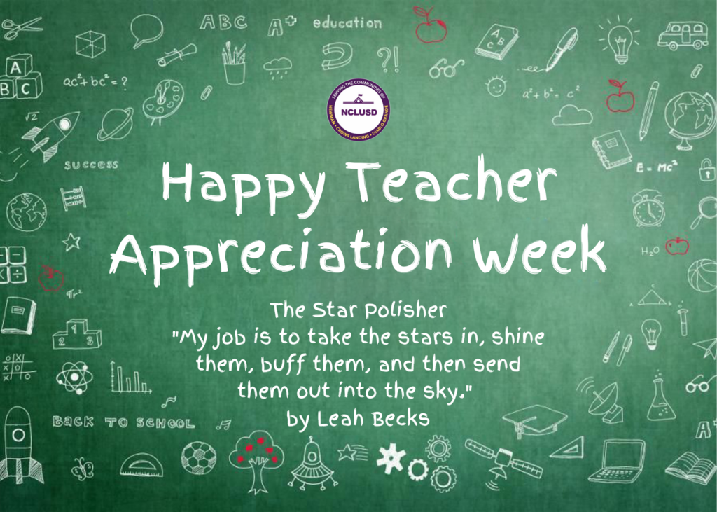 Happy Teacher Appreciation Week 