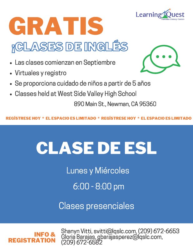 Link to English Classes Flyer